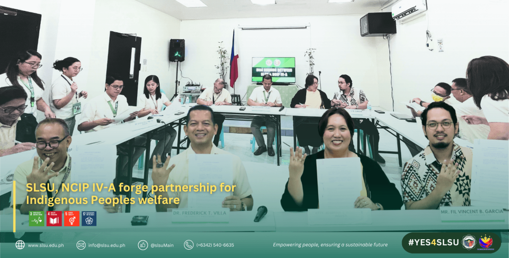 SLSU, NCIP teams up to support IP students