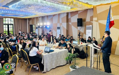 CONSULTATIVE MEETING. The Department of Health–Metro Manila Center for Health Development (DOH-MMCHD) Regional Director Lester Tan speaks to the participants of a consultative meeting with 68 private hospitals in the region on Wednesday (July 2, 2025). The three-day event which will end on Friday (July 4) aims to reinforce the implementation of the Medical Assistance for Indigent and Financially Incapacitated Patients program. (Photo courtesy of the DOH-MMCHD)